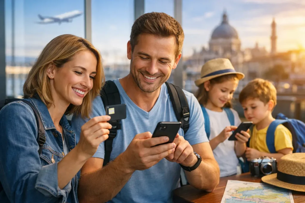איך לבחור eSIM למשפחה מטיילת בלי טעויות