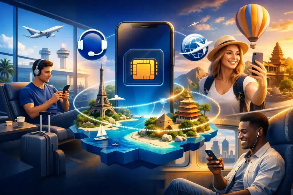 שירות לקוחות eSIM 24 7 גם כשאתם בחו״ל